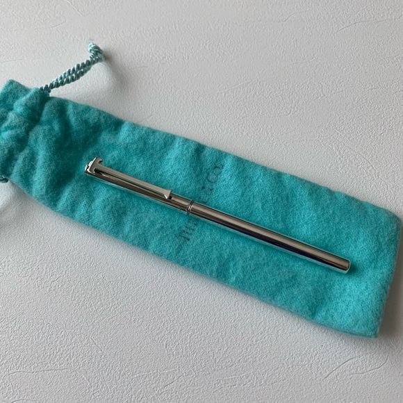 Tiffany Sterling Silver T-Clip Rollerball Pen - Picture 2 of 5
